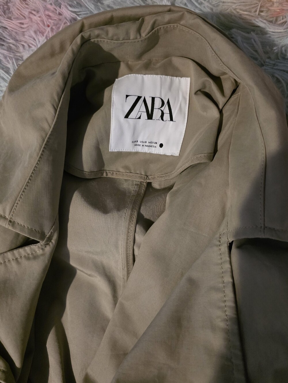 Zara Long Trench Coat - Picture 3 of 3
